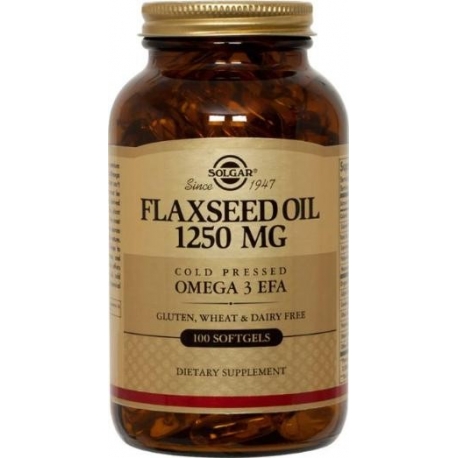 FLAXSEED OIL 1250MG FCO 100 SOFTGEL 