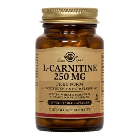 L CARNITINE 250MG FCO 30 CAPSULAS V 