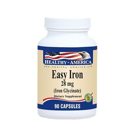 EASY IRON 28MG(IRON GLYCINATE) FCO 90 CAPSULAS 