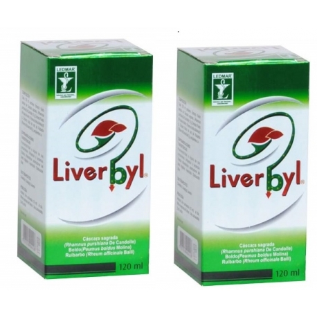 OFERTA LIVERBYL JARABE (LEDMAR/ARAWAK/HIGADO/MAL/ALIENTO/ACNE GASES/AGRIEERAS) FCO*1240ml X 2 UNIDADES