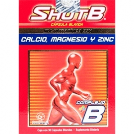 SHOTB (FUENTES DE COMPLEJO B MULTIVITAMINICO ZINC CALCIO) FCO*30 CAPSULAS