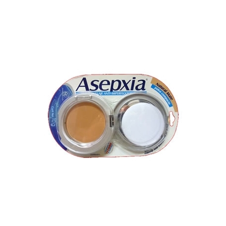 ASEPXIA POLVO COMPACTO NATURAL CAJA 10GR (ENVIOS COLOMBIA) CANTIDAD*2