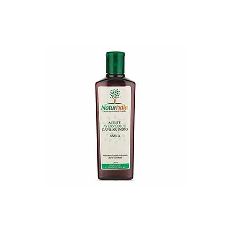 NATURINDIA ACEITE CAPILAR AYURVEDICO INDIO (MANTIENE EL CABELLO HIDRATADO,FUERTE Y BRILLANTE) FCO*250ML 