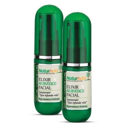 NATURINDIA SERUM FACIAL AYURVEDICO (REDUCE RESEQUEDAD Y LINEAS DE EXPRECION) FCO*30ML (ENVIOS COLOMBIA) CANTIDAD*2
