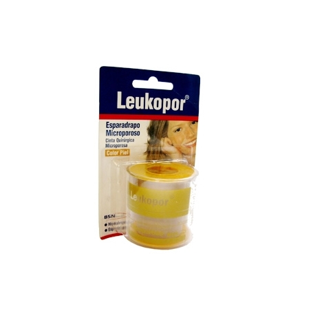 ESPARADRAPO MICROPOROSO LEUKOPOR PIEL X 2 UNIDA TARJETA 2 X 5 YDS (SUPERFARMACIA VIRTUAL A-Z)