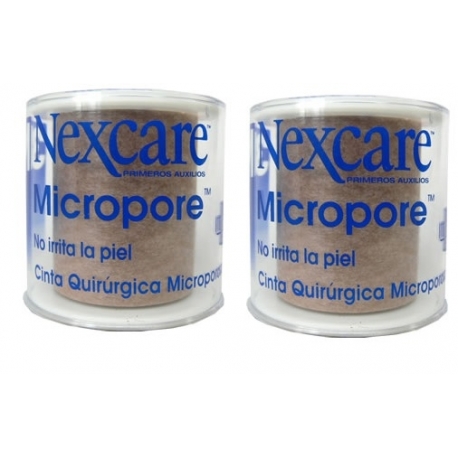 ESPARADRAPO MICROPORE NEXCARE X 2 UNIDAD X 48MM- 5M (SUPERFARMACIA VIRTUAL A-Z)