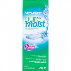 OPTI-FREE PURE MOIST SOLUCIÃ“N LENTES FCO 300 ML (ALCON SUPERFARMACIA VIRTUAL A-Z) 