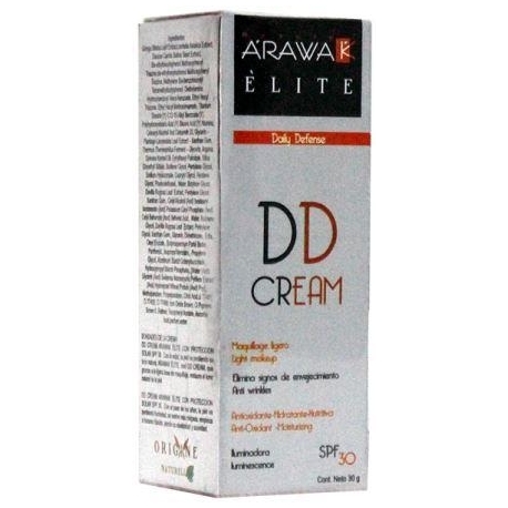 ARAWAK ELITE CREAM DD MAQUILLAJE LIGERO (HIDRANTE/LIGERO-ELIMINA MANCHAS-LUMINOSIDAD) SPF30 FCO*30GR