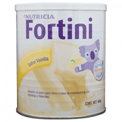 FORTINI POLVO SABOR A VAINILLA NUTRICIA BAGO (CONTRIBUYE AL CRECIMIENTO Y DESARROLLO) FCO*400GR