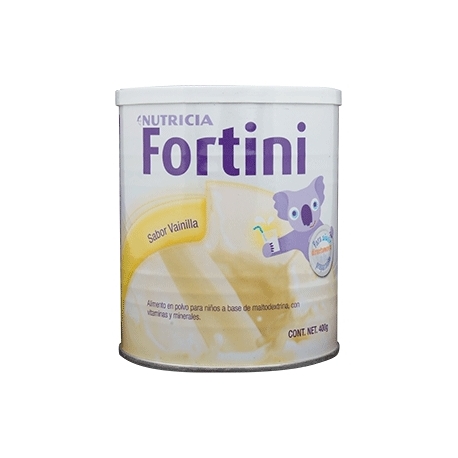 FORTINI POLVO SABOR A VAINILLA NUTRICIA BAGO (CONTRIBUYE AL CRECIMIENTO Y DESARROLLO) FCO*400GR