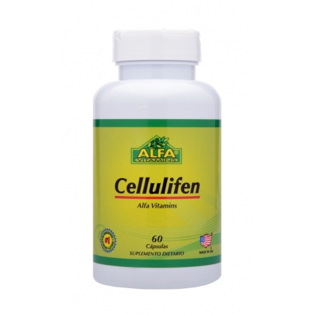 ALFA CELLULIFIN (AYUDA A PROBLEMAS DE CELULITIS Y CONTROL DE PESO) FCO*60 CAPSULAS 