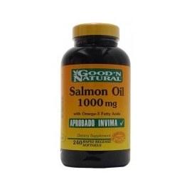 SALMON OIL 1000 MG FRASCO X 240 SOFTGELS (ENVIOS COLOMBIA) CANTIDAD*1