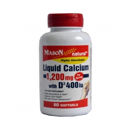 LIQUID CALCIUM 1200MG + D3 FRASCO x 60 CAPSULAS (ENVIOS COLOMBIA) CANTIDAD*1