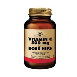 VITAMINA C 500 WITH ROSE HIPS SOLGAR (ENVIOS COLOMBIA) CANTIDAD*1