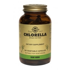 CHLORELLA VEGETABLE SOLGAR *100 tabletas capsules (envíos a todo Colombia) CANTIDAD*1