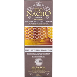 CHAMPOO TIO NACHO CONTROL CANAS REJUVENECI (ENVIOS A COLOMBIA) FCO*415ML