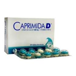 CAPRIMIDA-D CALCIO, CITRATO DE VITAMINA D3 CAJA 30 CAPSULAS