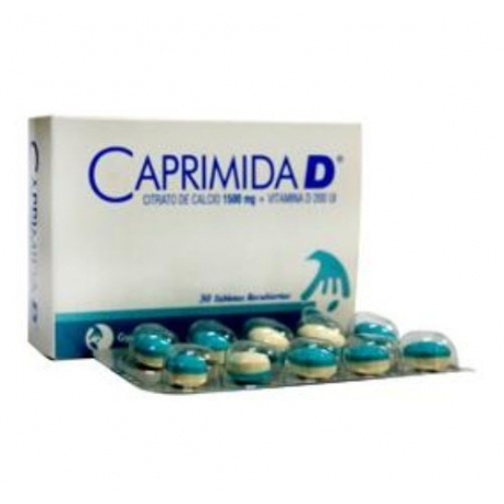 CAPRIMIDA D (CALCIO, CITRATO DE VITAMINA D3) FCO 