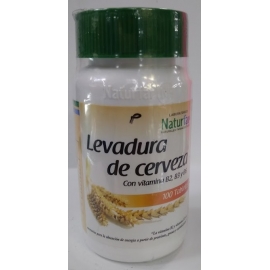 LEVADURA DE CERVEZA CON VITAMINA B2 B3, B6 FRASCO 100 TABLETAS 