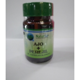 AJO Y PEREJIL FRASCO *60 CAPSULAS BLANDAS (2) UNIDADES Naturfar 