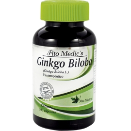 GINKO BILOBA (envios a toda colombia) FRASCO*100 CAPSULAS Fito medics 