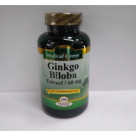 GINKGO BILOBA*60 MG *100 VEGETABLES CAPSULES Fito medics 