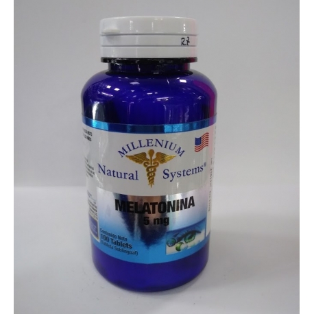 MELATONINA *5 MG *100 TABLETS Milenium 