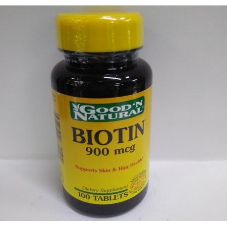 BIOTIN 900 MCG FRASCO *100 TABLETAS CANTIDAD*1