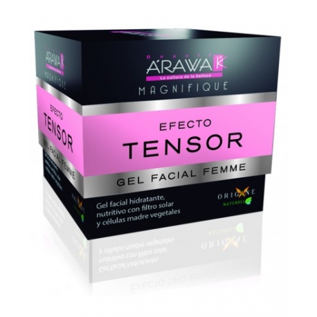 ARAWAK GEL FACIAL FEMME EFECTO TIPO TENSOR ( HIDRATANTE NUTRITIVO CON CELULAS MADRES VEGETALES) FCO*50GR