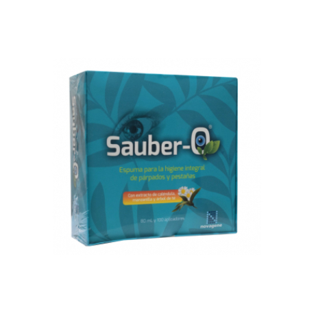 SAUBER-O (HIGIENE INTEGRAL DE PARPADOS Y PESTAÑAS) FCO*80ML Y 100 APLICADORES