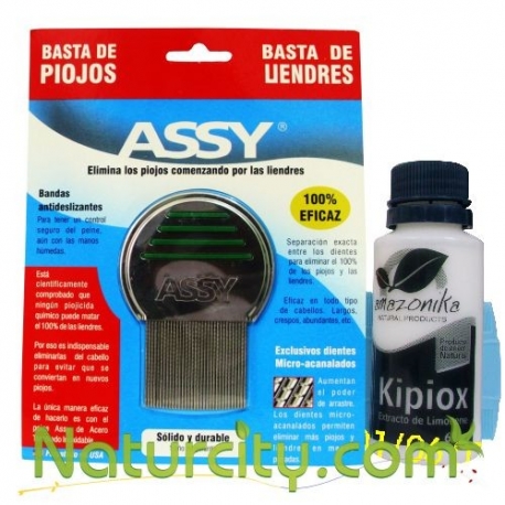 OFERTA*PEINE ASSY + RINSE KIPIOX * PIOJOS Y LIENDRAS 