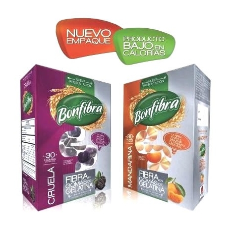 BONFIBRA (FIBRA EN GOMAS PROCAPS) CAJA* 30 GOMAS X 2 UNIDADES