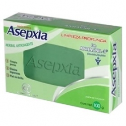 JABON (ASEPXIA HERBAL )CAJA 100GR X 3 UNIDADES