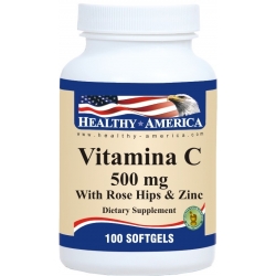 VITAMINA C WITH 500MG FCO* 100 SOFTGEL